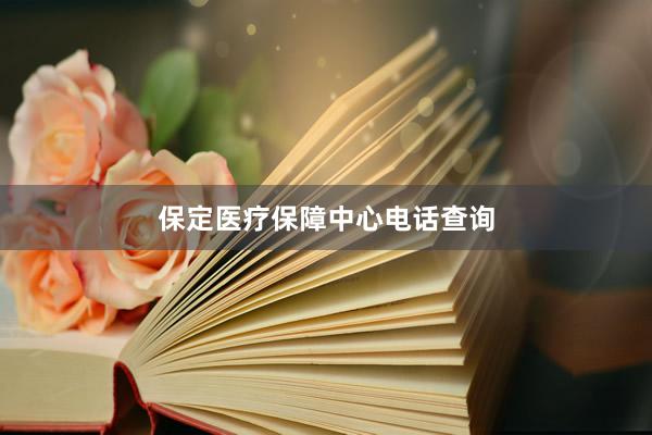 保定医疗保障中心电话查询